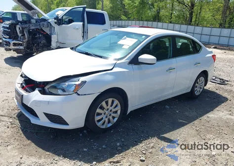 2016 Nissan Sentra S из США, поврежденный, VIN 3N1AB7AP2GY334133